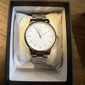 PX Silver Artic Watch- White